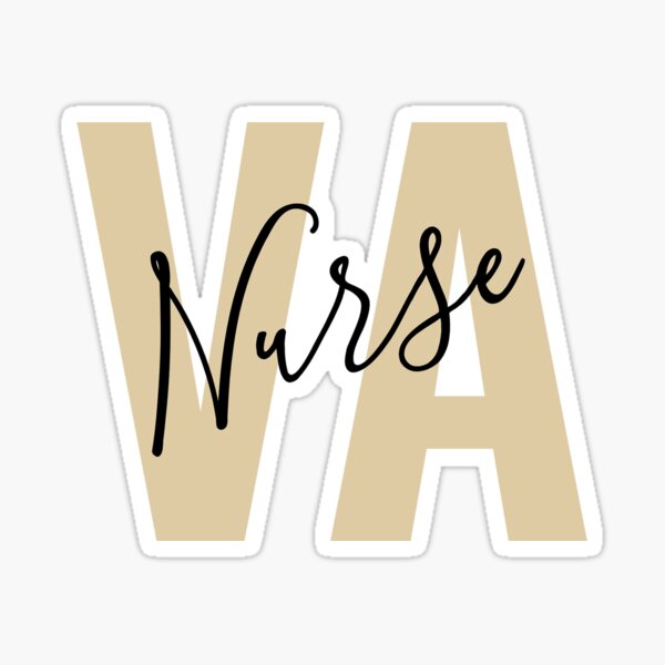 Va Nurse Veterans Affairs Nurse Sticker For Sale By Suyeonjung