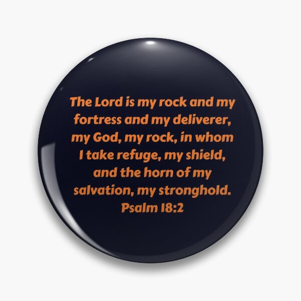 Artikelvorschau, Bible Verse Psalm 18:2 entworfen und verkauft von Prayingwarrior.