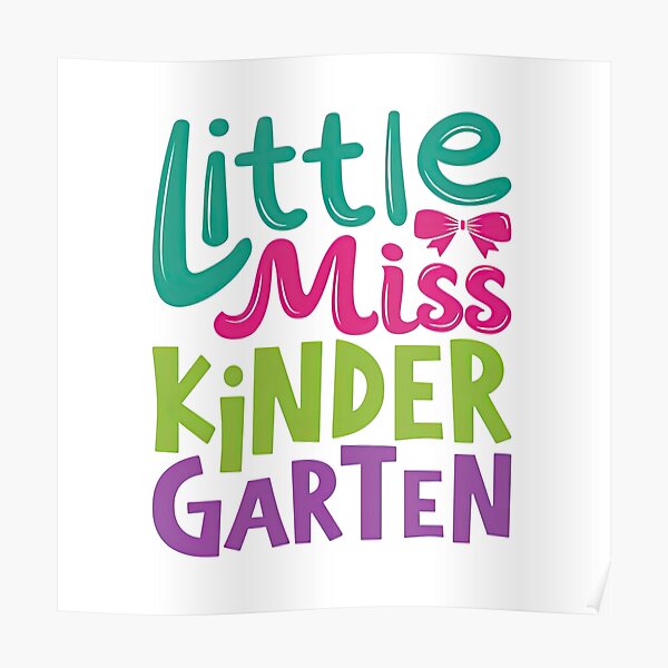 Download Kindergarten Graduation Day Posters Redbubble