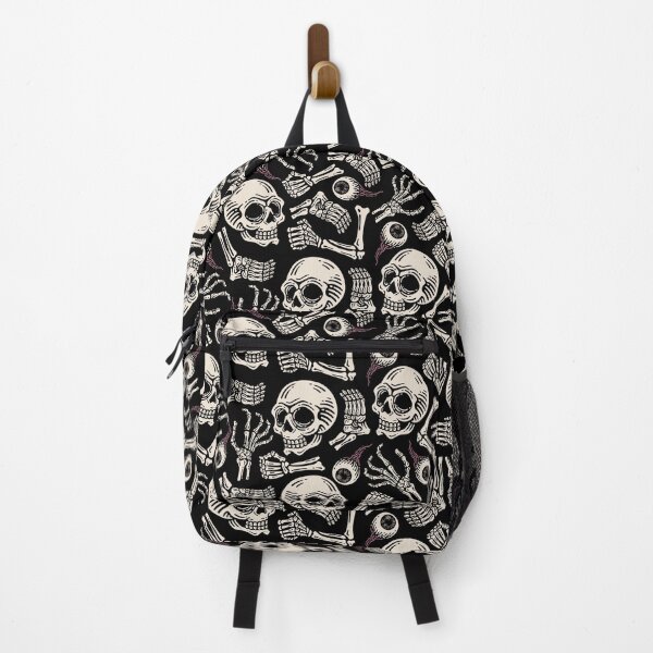 Item preview, Seamless Pattern Skull Eyeball Bones Wallpaper designed and sold by Peekonet.