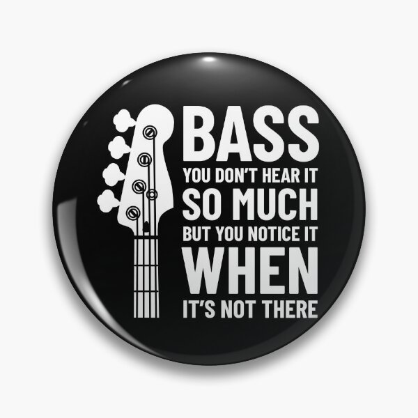 Item preview, Bass Guitar You Don't Hear It So Much Dark Theme designed and sold by nightsworthy.
