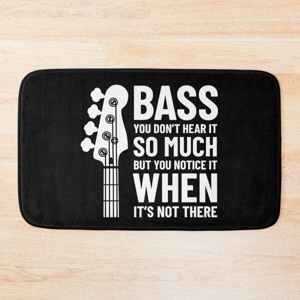 Item preview, Bass Guitar You Don't Hear It So Much Dark Theme designed and sold by nightsworthy.