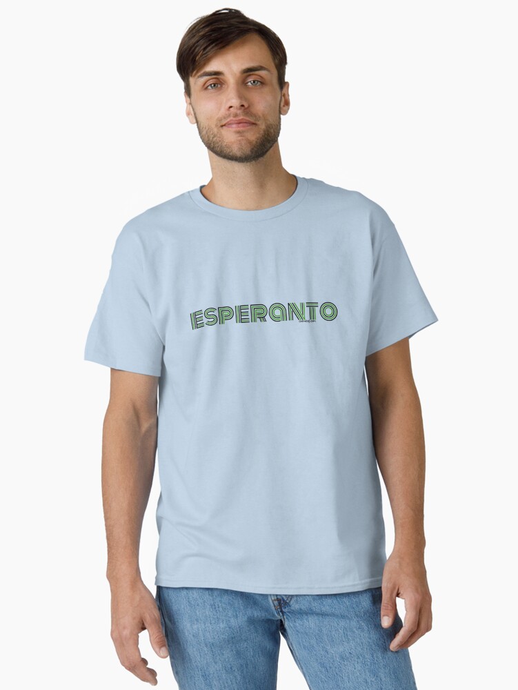Thumbnail 1 of 7, Classic T-Shirt, Esperanto designed and sold by makisdiras.
