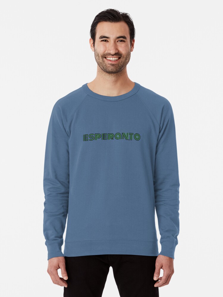 Thumbnail 1 of 5, Lightweight Sweatshirt, Esperanto designed and sold by makisdiras.