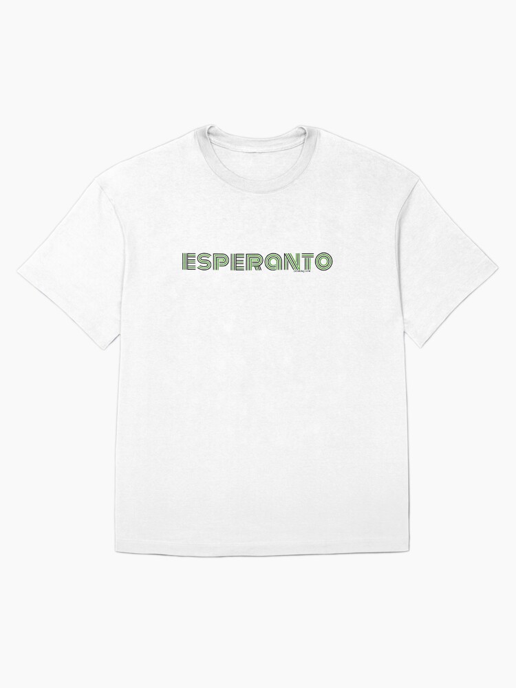 Thumbnail 3 of 7, Oversized T-Shirt, Esperanto designed and sold by makisdiras.