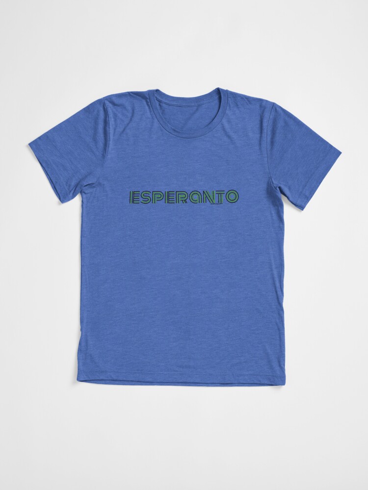 Thumbnail 3 of 7, Tri-blend T-Shirt, Esperanto designed and sold by makisdiras.