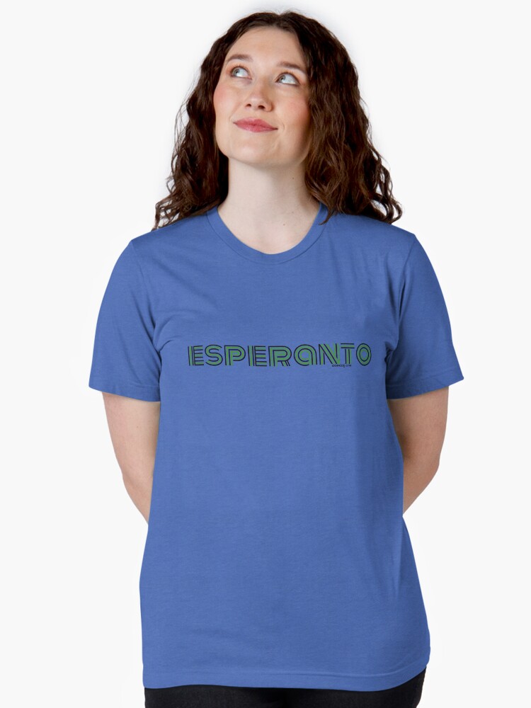 Thumbnail 2 of 7, Tri-blend T-Shirt, Esperanto designed and sold by makisdiras.