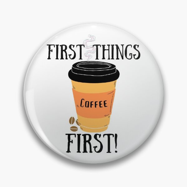 Item preview, Hot coffee cup and coffee beans classic tshirt design designed and sold by Cosmowear.