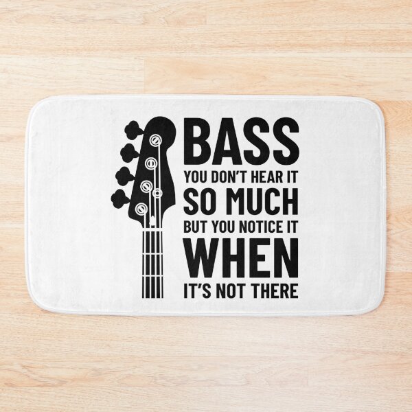 Item preview, Bass Guitar You Don't Hear It So Much Light Theme designed and sold by nightsworthy.