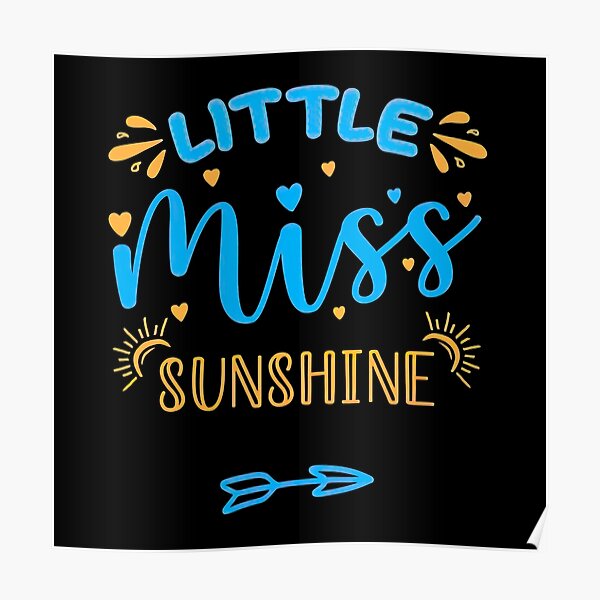 Little Miss Sunshine, Little Miss Sunshine Design Poster