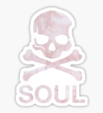 soul - pink marble Sticker