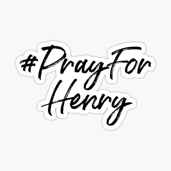 PrayForHenry Sticker