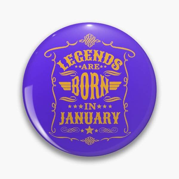 Item preview, Legend Are Born In January designed and sold by trekker63.