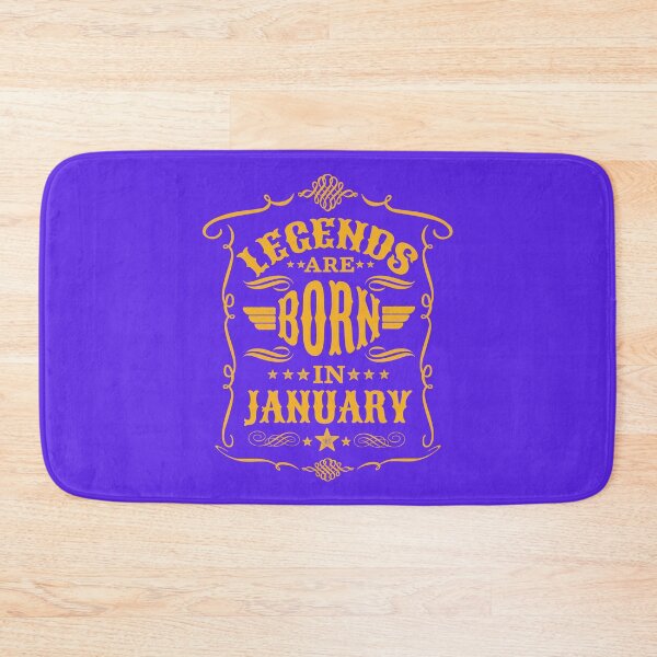 Item preview, Legend Are Born In January designed and sold by trekker63.