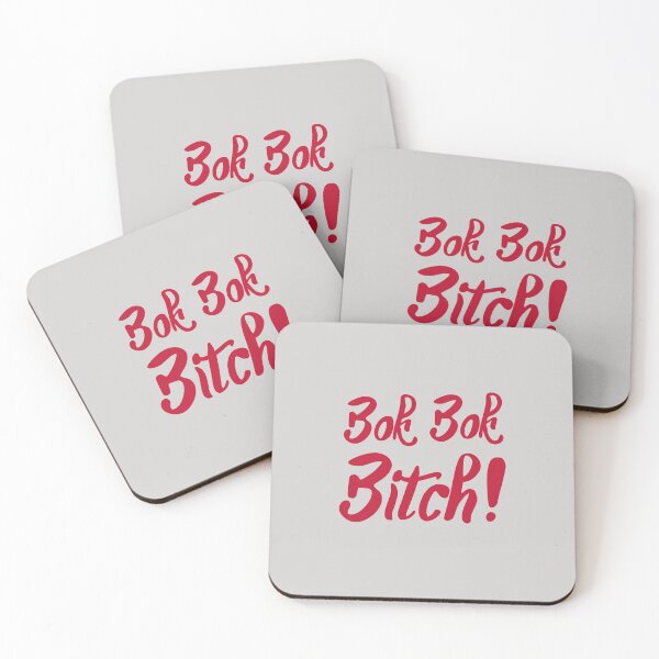 Item preview, Bok Bok Bitch -Crazy Rich Asians Text Design in Red - because Chickens are Bitches! designed and sold by katiekendall.