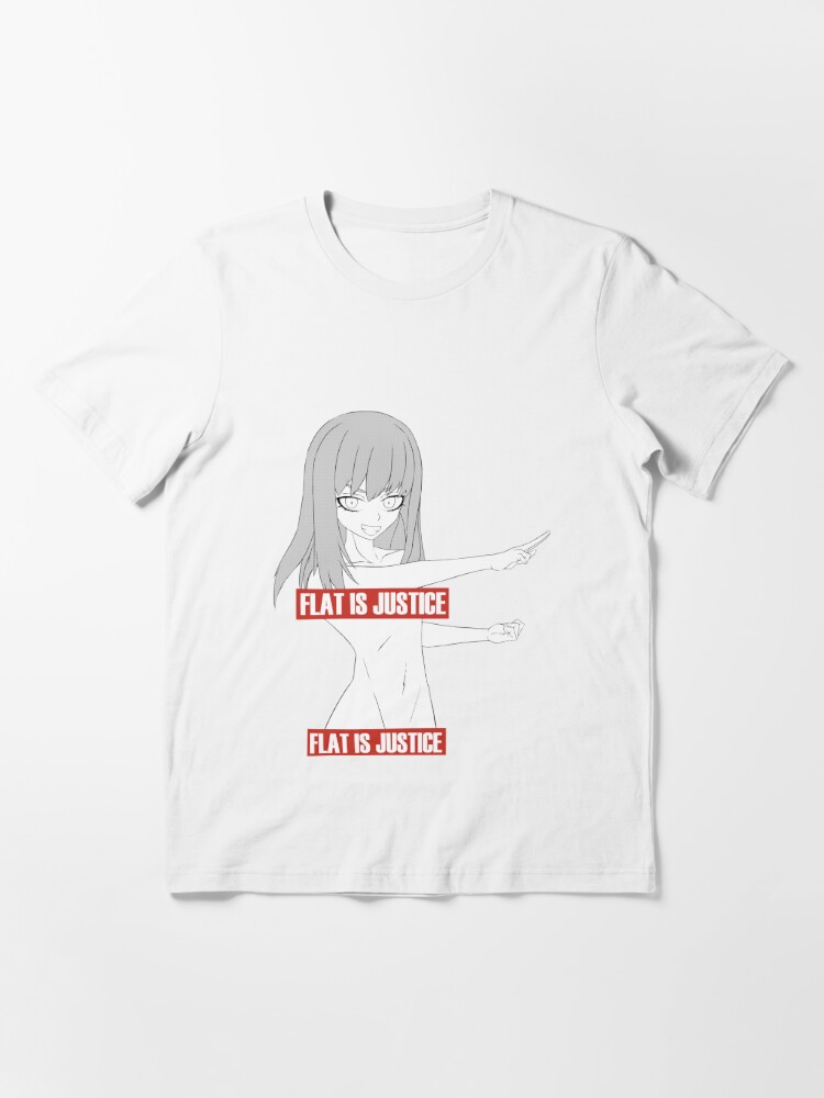 Flat Is Justice for girls with small chest | Classic T-Shirt