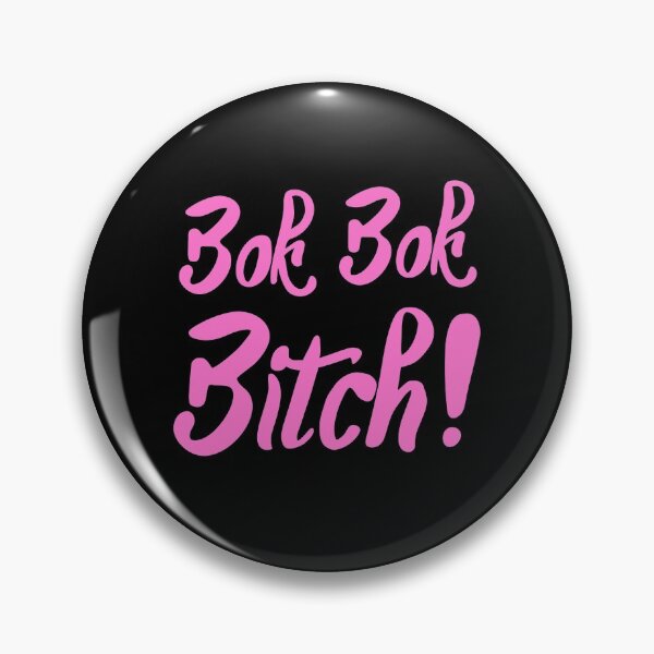 Item preview,  Bok Bok Bitch -Crazy Rich Asians Text Design in Pink - because Chickens are Bitches! designed and sold by katiekendall.