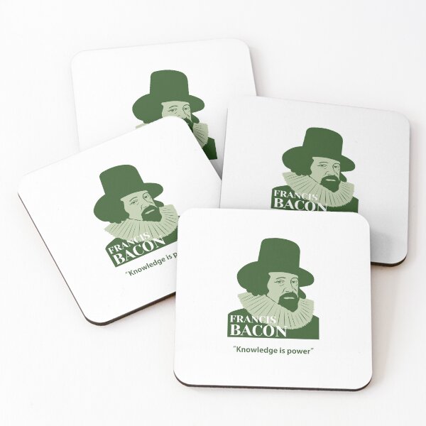 Item preview, Francis Bacon, Bacon, philosopher, quotes, knowledge is power. designed and sold by challengecafe.