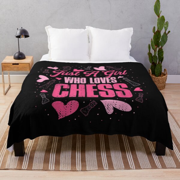 Item preview, Just A Girl Who Loves Chess Heart designed and sold by SnowStore98.