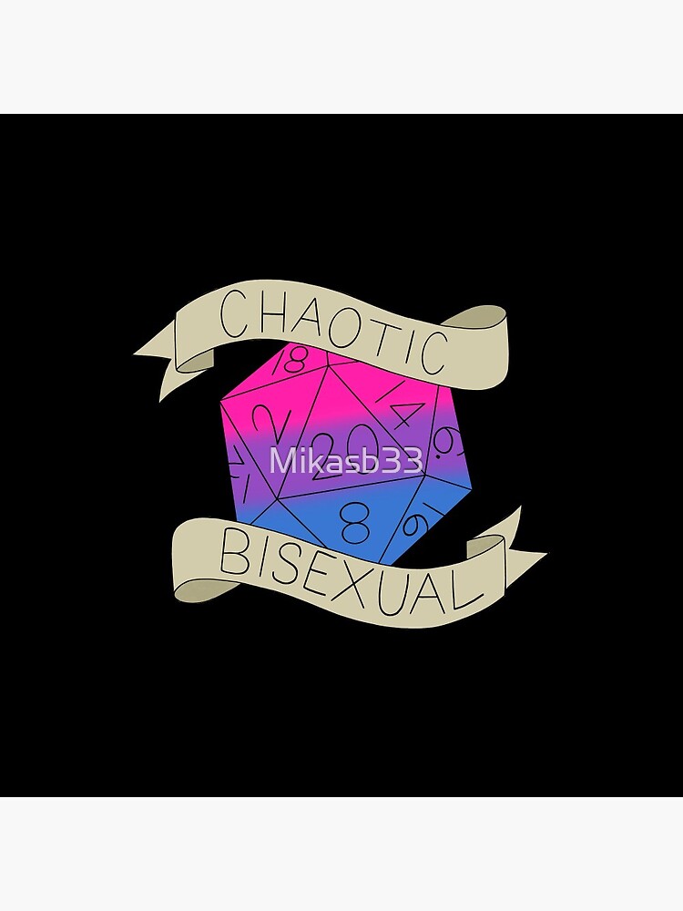 Chaotic Bisexual D20 Pin For Sale By Mikasb33 Redbubble