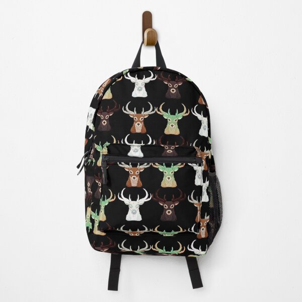 Item preview, Stags pattern Collection (in black background) designed and sold by Jo Ariaga.