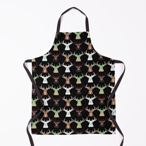 Item preview, Stags pattern Collection (in black background) designed and sold by Jo Ariaga.