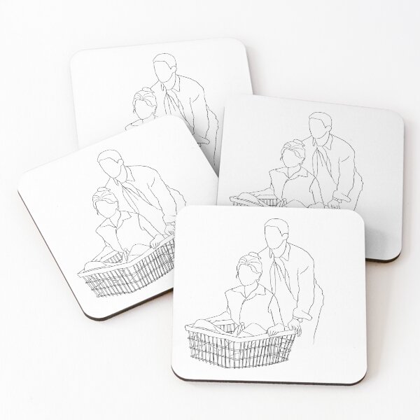 Item preview, Ross and Rachel Laundry designed and sold by illoellie.