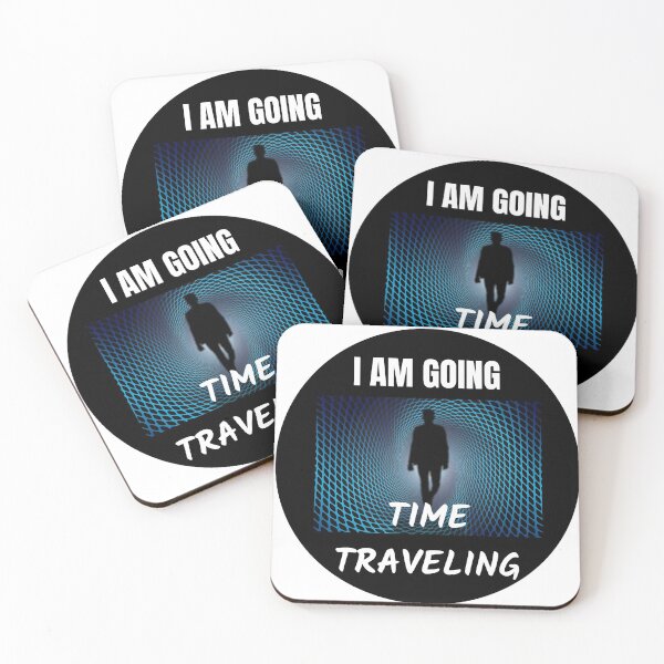 Item preview, I Am Going Time Traveling Sticker designed and sold by RGRamsey.