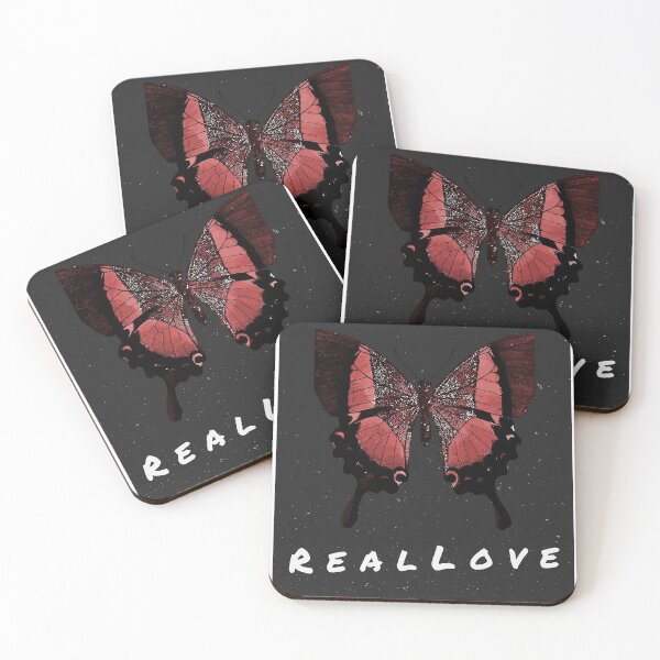 Item preview, Red Butterfly Real Love designed and sold by EMOMEShop.
