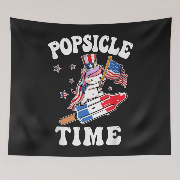 Item preview, Summer Popsicle Time Unicorn Ice Cream Stick Vacation Funny designed and sold by vlilliesnx.