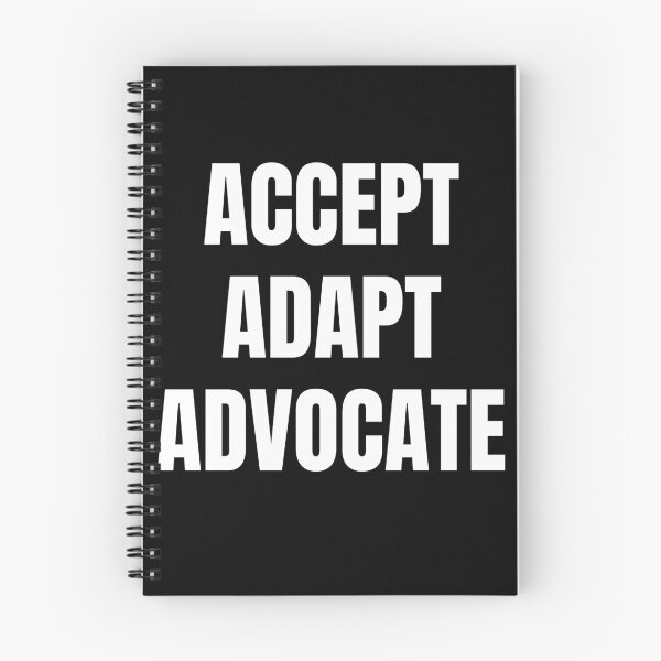 Item preview, Accept Adapt Advocate designed and sold by Bovtique.