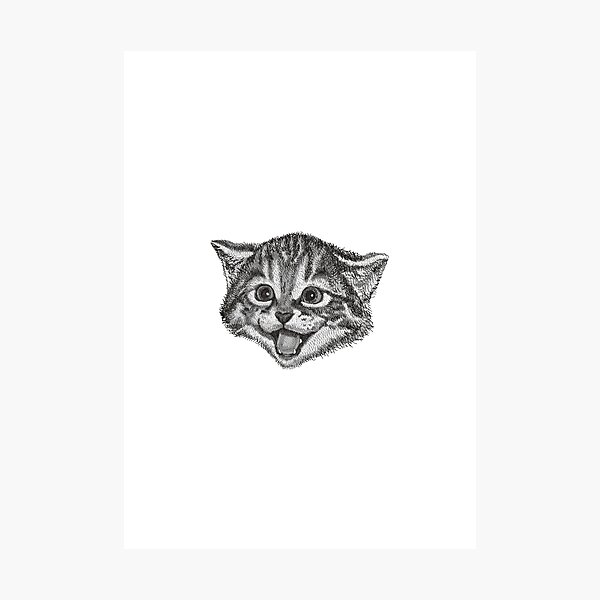 Item preview, cute cat artwork designed and sold by swatiCreati0n.
