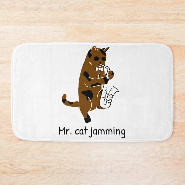 Item preview, Mr. cat jamming designed and sold by foxcart.