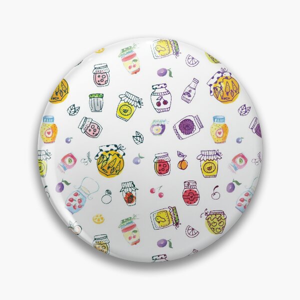 Item preview, Watercolor Jam Jars with mix fruits Pattern designed and sold by Creative Dots.