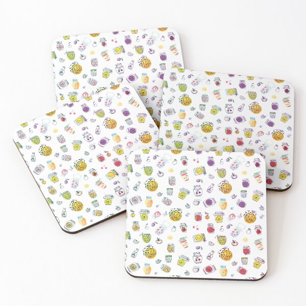 Item preview, Watercolor Jam Jars with mix fruits Pattern designed and sold by Creative Dots.