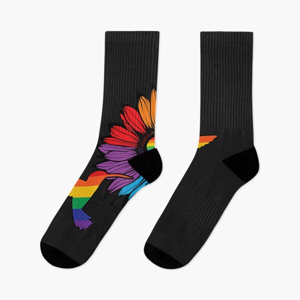 Item preview, Sunflower Hummingbird LGBT Flag Gay Pride Month LGBTQ designed and sold by vlilliesnx.