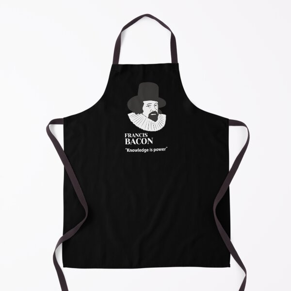 Item preview, Francis Bacon, Bacon, philosopher, quotes, knowledge is power.(small, black) designed and sold by challengecafe.