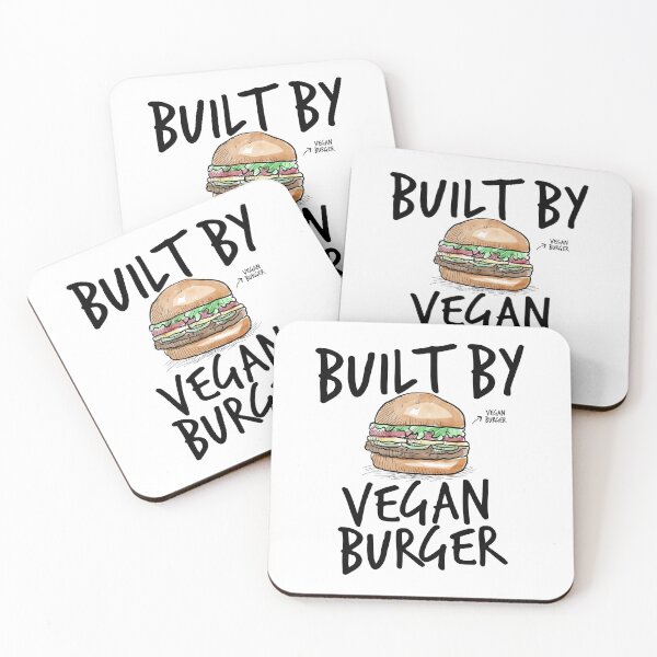 Item preview, Built by Vegan Burger Vegan Bodybuilder Plant based Diet Fitness Body building Motivation designed and sold by Cloudlia.