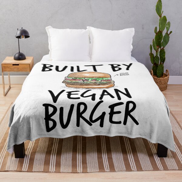 Item preview, Built by Vegan Burger Vegan Bodybuilder Plant based Diet Fitness Body building Motivation designed and sold by Cloudlia.