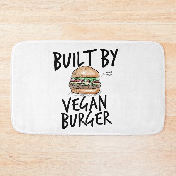 Item preview, Built by Vegan Burger Vegan Bodybuilder Plant based Diet Fitness Body building Motivation designed and sold by Cloudlia.