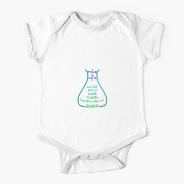 5 Phases Of Matter 11h Baby One Piece By Mandalafractal Redbubble