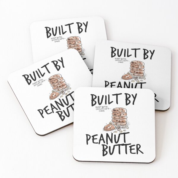 Item preview, Built by Peanut Butter Vegan Bodybuilder Plant based Diet Fitness Body building Motivation designed and sold by Cloudlia.