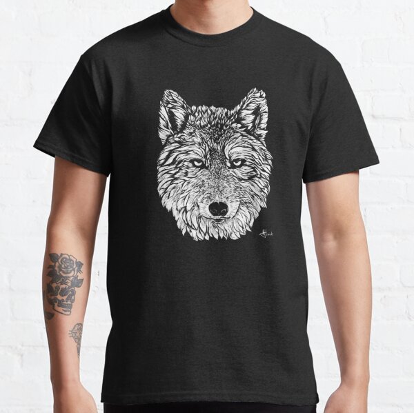 Fight The Wolf T Shirts Redbubble - dire wolf roblox galaxy