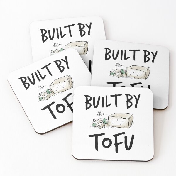 Item preview, Built by Tofu, Vegan Bodybuilder Plant based Diet Fitness Body building Motivation designed and sold by Cloudlia.