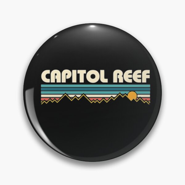 Item preview, Capitol Reef National Park Sunset RetroT Shirt  designed and sold by Clavitaps.