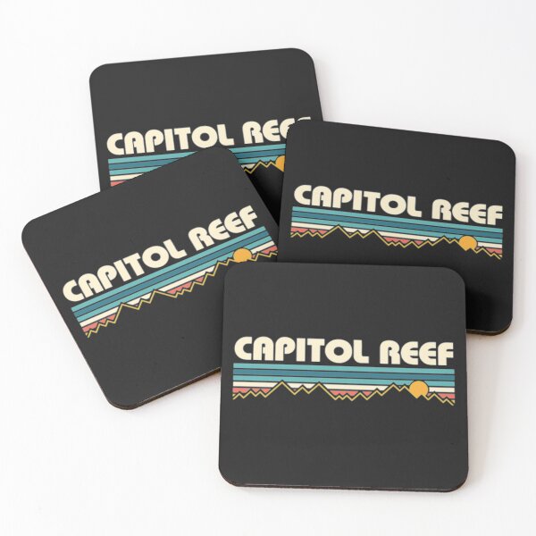 Item preview, Capitol Reef National Park Sunset RetroT Shirt  designed and sold by Clavitaps.
