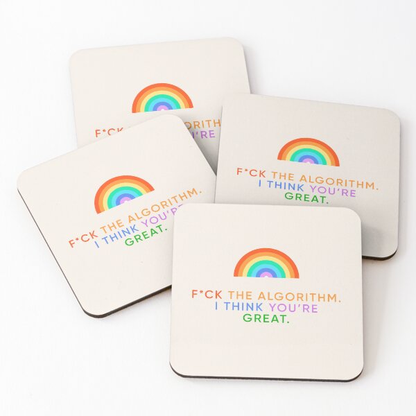 Item preview, F * CK EL ALGORITMO. Creo que eres genial. (Versión arcoiris) designed and sold by MouadbStore.