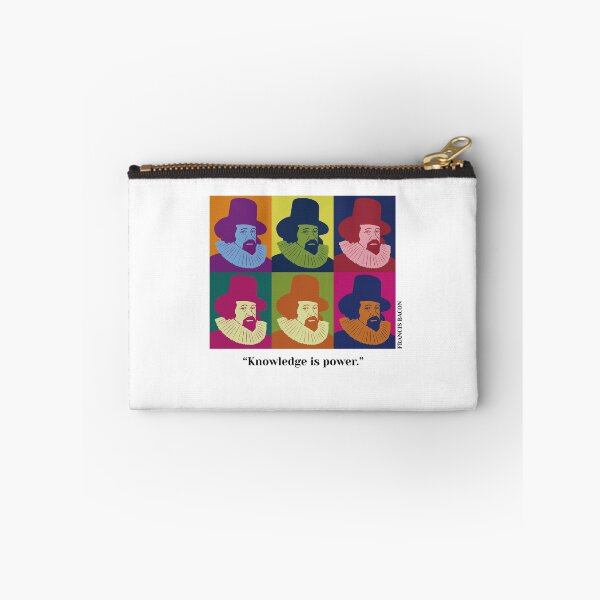 Item preview, pop art Francis Bacon, Bacon, philosopher, quotes, knowledge is power. designed and sold by challengecafe.