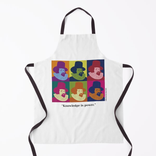 Item preview, pop art Francis Bacon, Bacon, philosopher, quotes, knowledge is power. designed and sold by challengecafe.