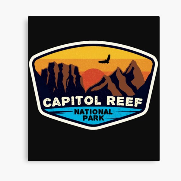 Capitol Reef National Park Mountains Utah T Shirt Canvas Print